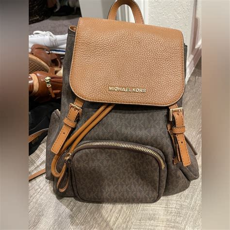 abbey large backpack michael kors|Abbey Large Logo Backpack – Michael Kors Pre.